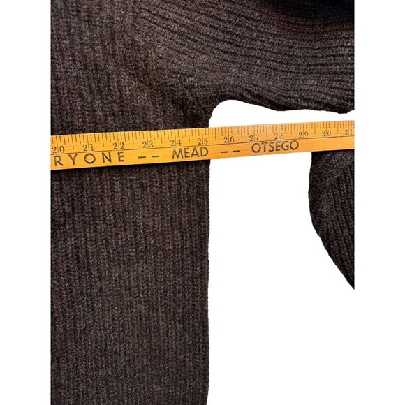 Columbia Sportswear Mens 100% Shetland Wool 1/4 Zip Sweater L Brown - Picture 6 of 14